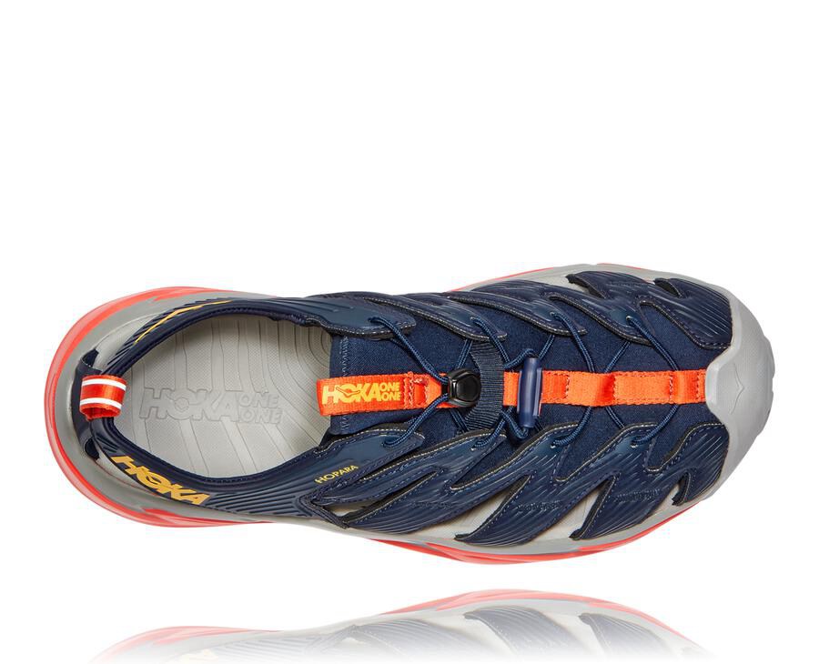 Hoka One One Sandalen Heren - Hopara - Zwart/Rood - HA8317942